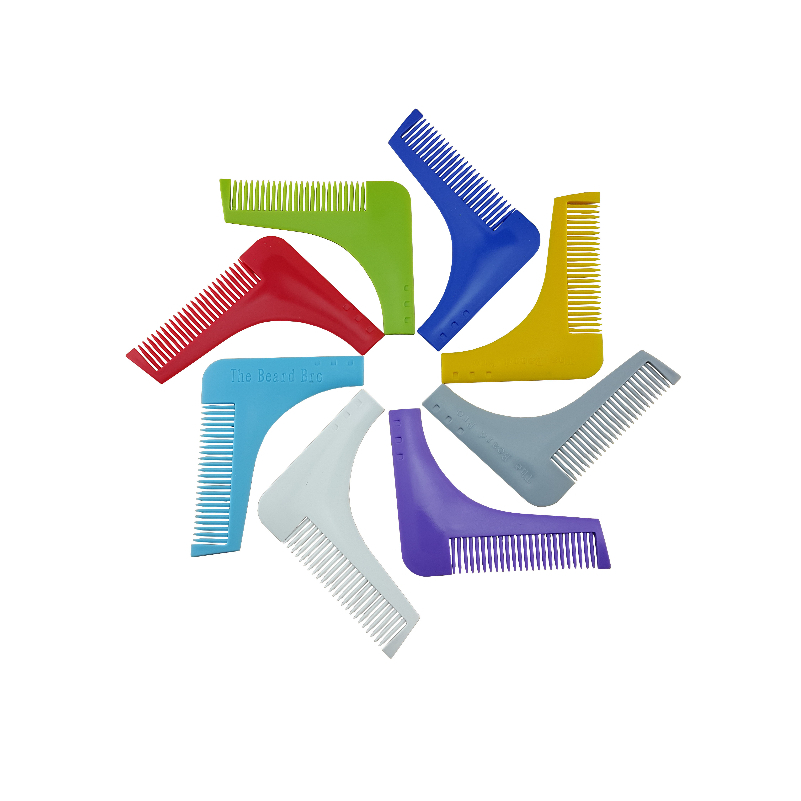 Pente Modelador para Barba e Bigode Guia Aparador de Barba em Oferta na Shopee