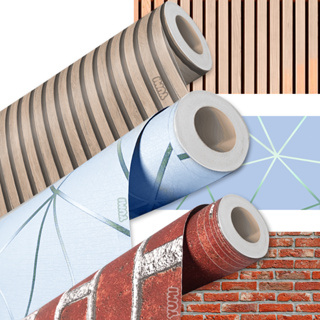 Papel de Parede Madeira 3D 10 METROS X 45CM Auto Adesivo Colante Vários Modelos Ripado Zara Tijolinho em Oferta na Shopee