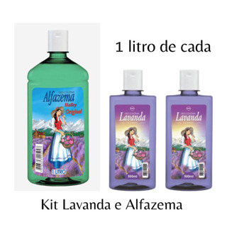 Kit 1L Alfazema e 2un Lavanda 500ml