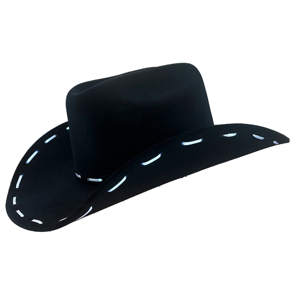 Chapéu Ana Castela Preto Rodeio Barretos Sertanejo Unissex