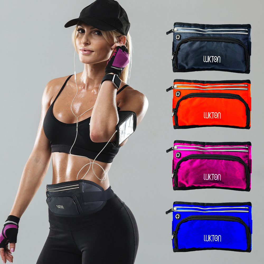 Pochete esportiva estilosa para corrida com saída de fone Lukton ENVIO RAPIDO PARA TODO BRASIL