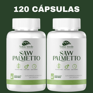 Saw Palmetto Extra Forte 500mg 120 Cápsulas