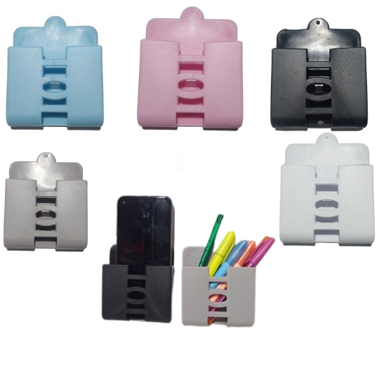 Kit 10 Suporte Para Celular Porta Treco Controle Fixação em Parede Diversas Cores