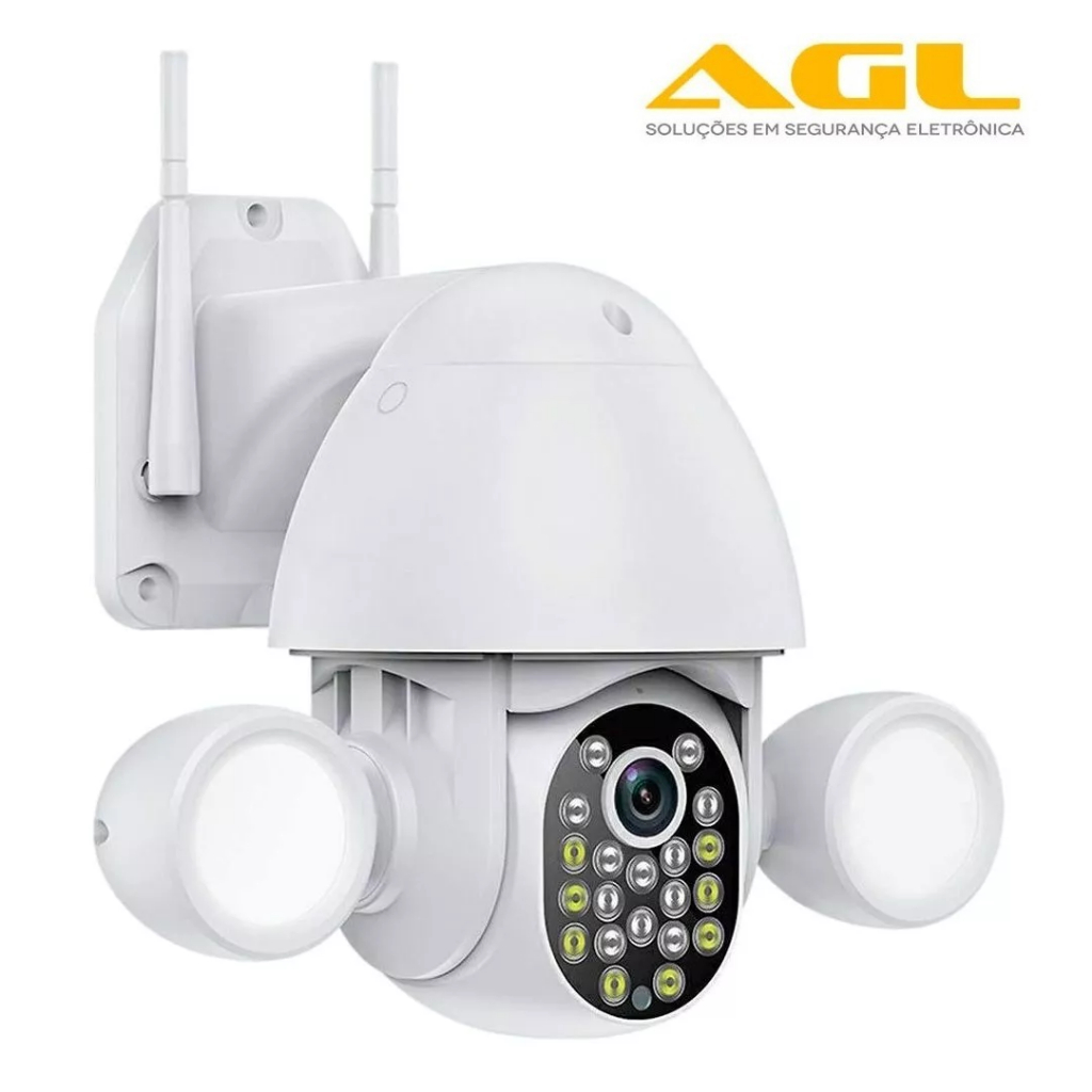 Camera Segurança Smart Wifi Mini Speed Dome Full Hd 3 Mega