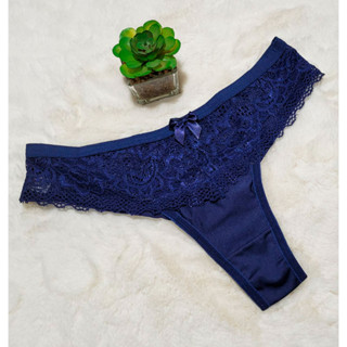 Calcinha Fio Duplo Romantic com Renda Frontal Premium