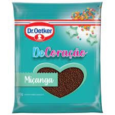 Confeito Miçanga Sabor Chocolate DR OETKER 80g