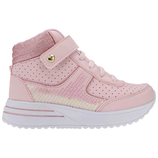 Tenis Infantil Feminino Botinha Rosa Sapatenis em Oferta na Shopee