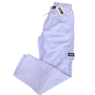 Calça Cargo Skate feminina Masculina sarja larga Retro