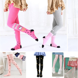 3 Meias Calça Grossa Estampada Sortida Menina Linda Infantil