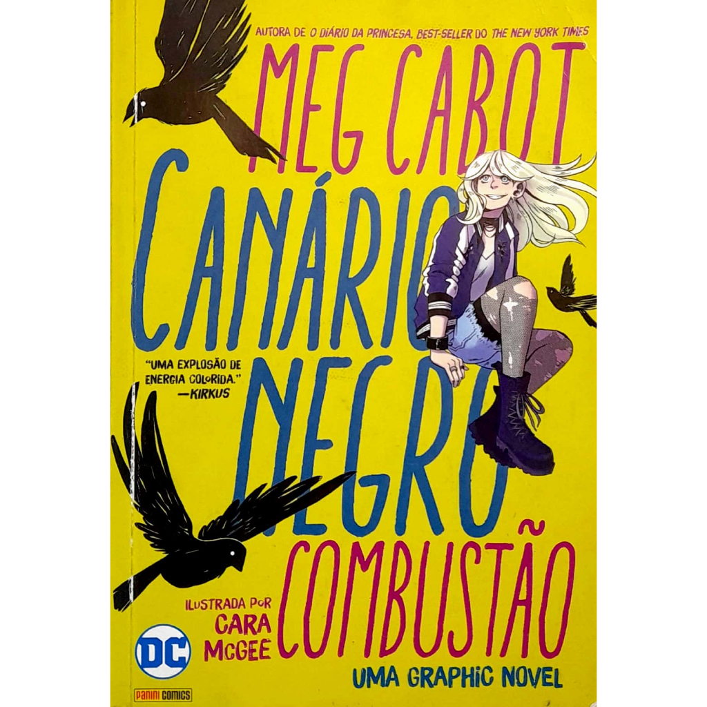 Livro Canário negro combustão Meg Cabot Panini