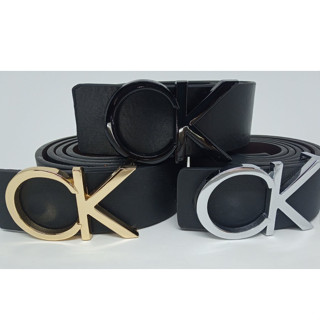 Kit 3 Cintos Pretos Couro Sintético Moda Fashion