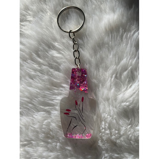 kit com 10 chaveiros de esmalte/Chaveiro de Resina/Chaveiro Personalizado/Nails/Chaveiro de esmalte de resina