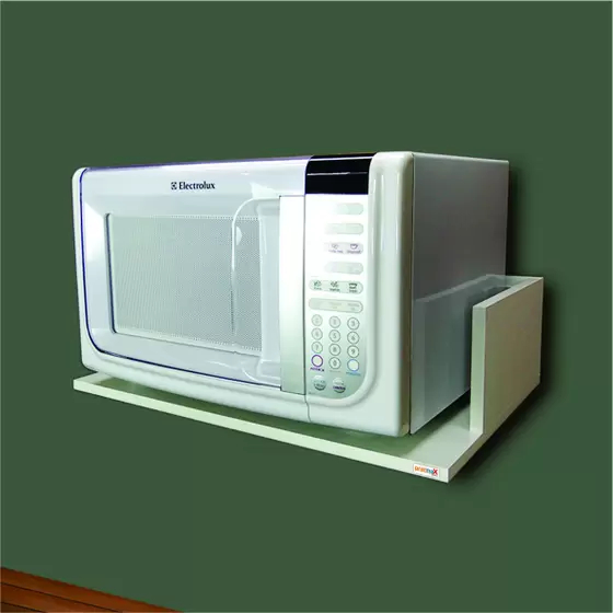 Nicho Suporte Para Microondas Forno 100% Mdf Decoração Cozinha