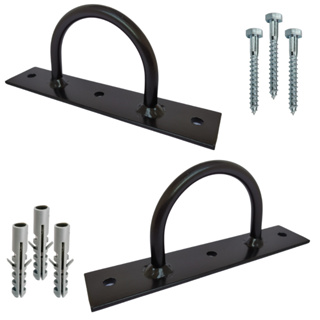 2 Kit Suporte Corda Lira Trx Argola Olimpica Resistente Rope Com Parafuso em Oferta na Shopee