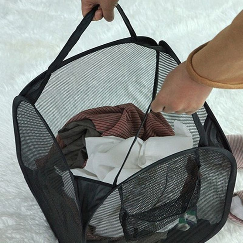 Cesta De Tecido Organizador De Roupas Dobrável Multifuncional Lavanderia Brinquedos Banheiro Quarto