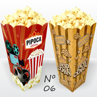 Caixa Para Pipoca Grande Tipo Balde Nº 06 (50 Unidades). em Oferta na Shopee