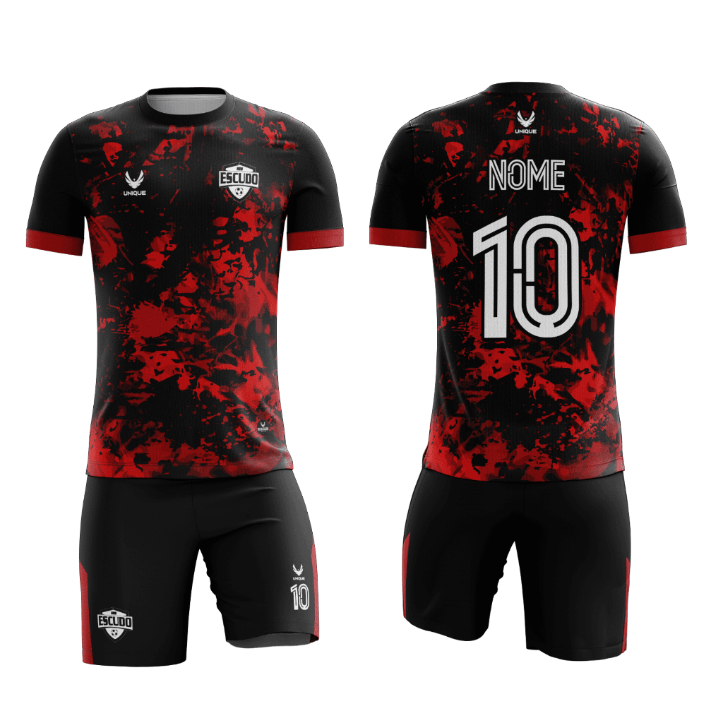 Camiseta e Calção Jogador Goleiro Manga Curta Nacional