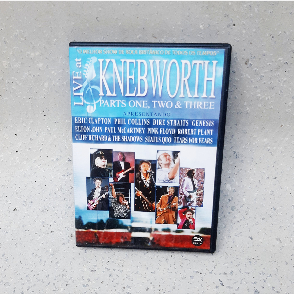 Dvd Duplo Live At Knebworth - Parts: 1, 2 & 3 - Original