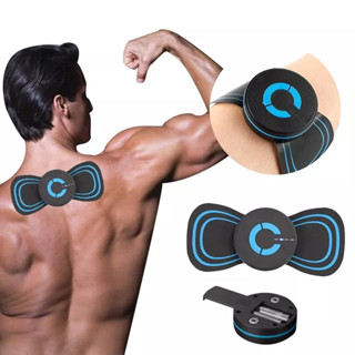 Mini Massageador Portátil Eletroterapia Ems Pescoço Estimulador Muscular