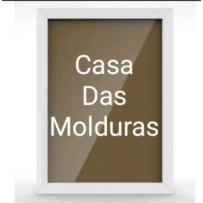 1 moldura A4 30x21 (BRANCA) com acetato em Oferta na Shopee