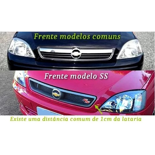 Grade Frontal Modelo SS CINZA do Astra 2003/...Todos (EMBLEMA DA GRADE "SS" NÃO INCLUSO)