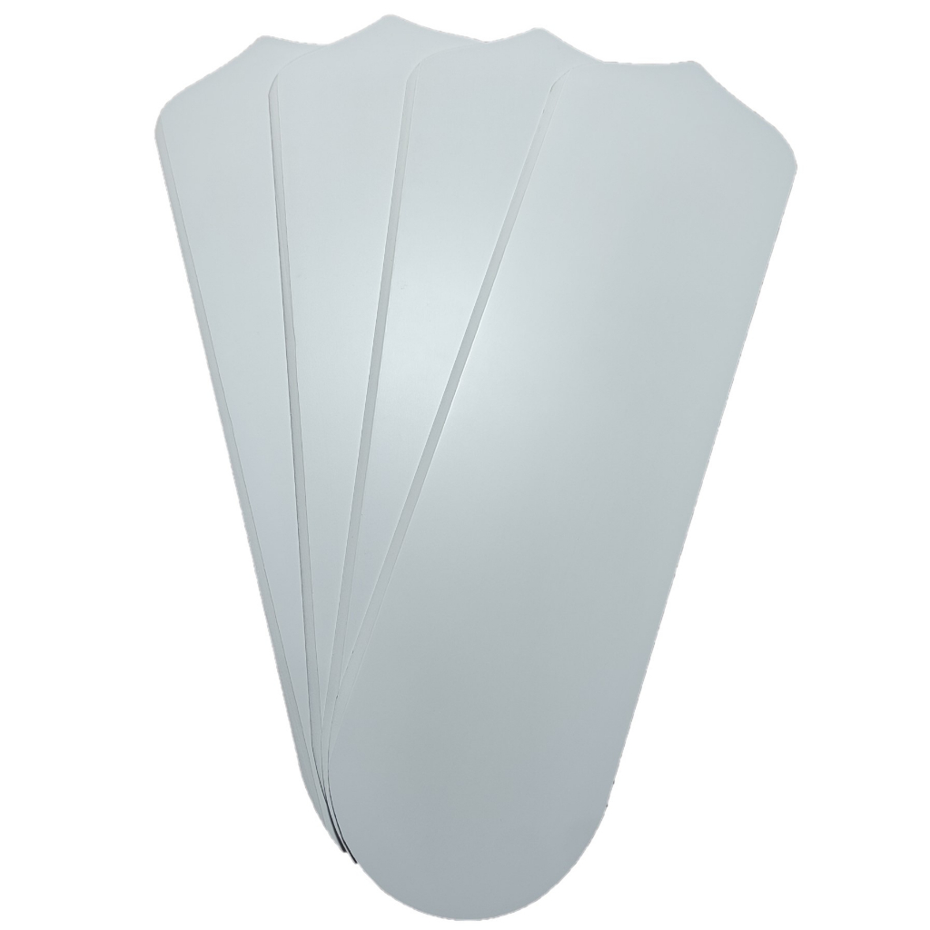 Jogo Com 5 Pás De Mdf Branca P/ Ventiladores De Teto 13x41cm em Oferta na Shopee