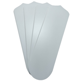 Jogo Com 5 Pás De Mdf Branca P/ Ventiladores De Teto 13x41cm em Oferta na Shopee