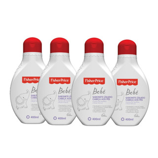 KIT 4 SABONETES LÍQUIDOS FISHER-PRICE 400ML