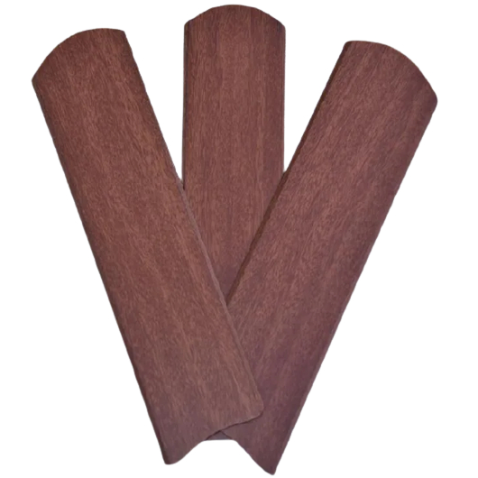Jogo Com 3 Pás Mogno Retas De Mdf Para Ventiladores De Teto