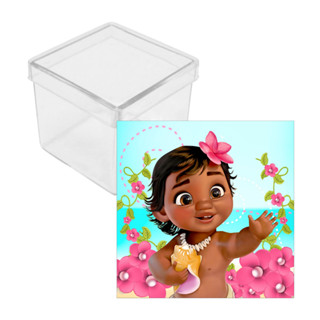 10 Adesivos Caixa Acrílica 5cm Moana Baby - Decoração Festa Aniversário, Lembrancinhas Moana Baby