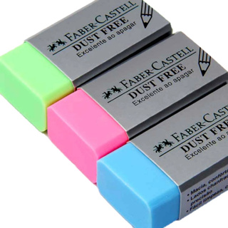 BORRACHA DUST FREE COLORIDA FABER CASTELL em Oferta na Shopee