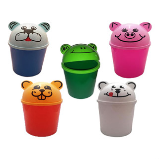 Mini lixeira de mesa animal - pote par várias utilidades - brinde ou lembrancinha de aniversário.