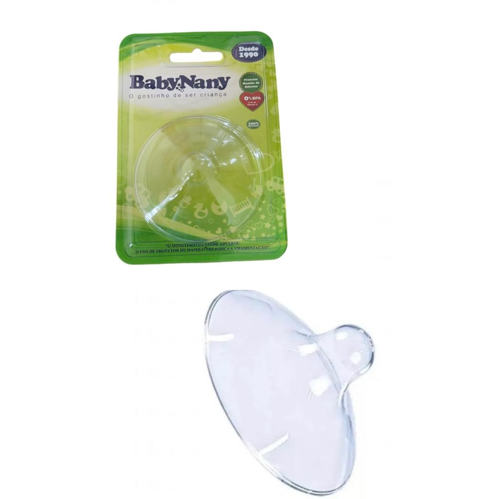 Bico  Protetor De seios Silicone para Amamentar Baby Nany