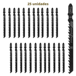 Kit 25 Lâminas De Serra Tico-Tico T144D Madeira Pvc
