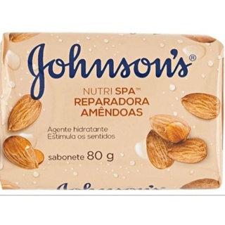 KIT COM 6- Sabonete Johnson Nutri SPA Reparadora Amêndoas 80g em Oferta na Shopee