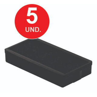 5 Refil, Almofada  para Carimbos COMPATÍVEL , Nykon, Colop, Gold 14x38mm em Oferta na Shopee