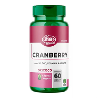 Cranberry 500mg 60 Cápsulas - Unilife em Oferta na Shopee