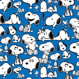 Tecido Microfibra Estampa Digital 50cmX1,50 - Snoopy azul 3