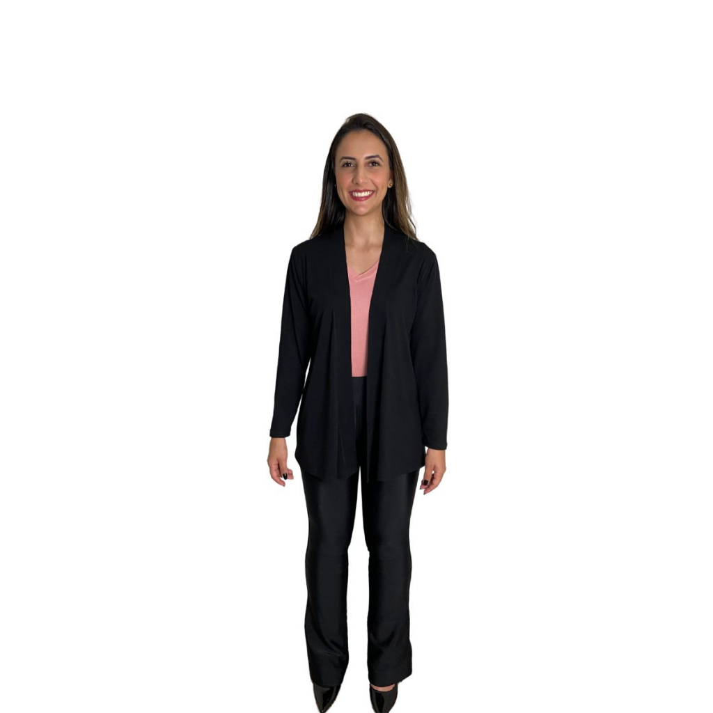 Cardigan Kimono  Casaco Blusão Jaqueta Feminina Sobretudo de malha, Manga Longa Frio