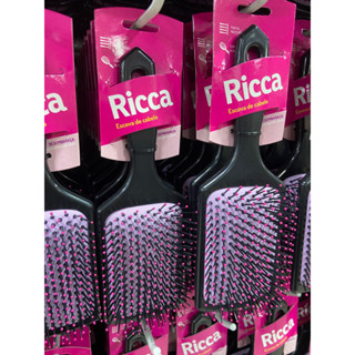 Escova de Cabelo Raquete Almofadada Ricca - Basic Racket 249