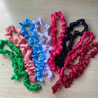 Amarrador de cetim para afro puff em Oferta na Shopee