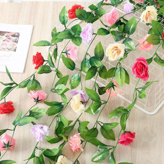 Simulação artificial 9 roses rattan--3303--(É mais favorável comprar os pacotes)