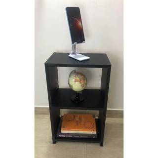 Mesa de Cabeceira Preta ou Branca Enviado montado em Oferta na Shopee