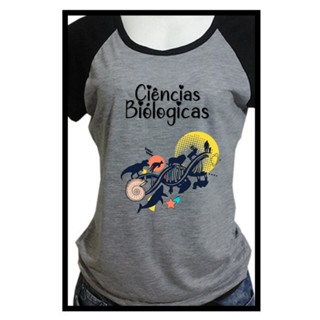Camiseta Feminina TShirt Profissao ciências biológicas