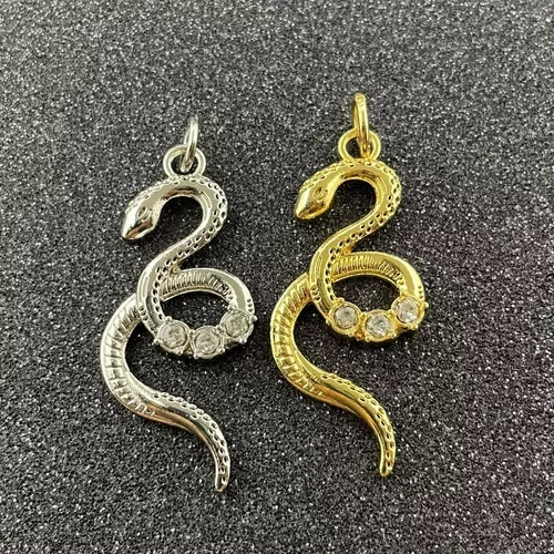 Pingente Colar Animal Cobra Serpente Naja Metal - 7341