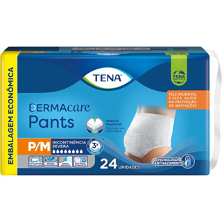 Roupa Íntima Tena Pants Dermacare P/M 24 unidades em Oferta na Shopee