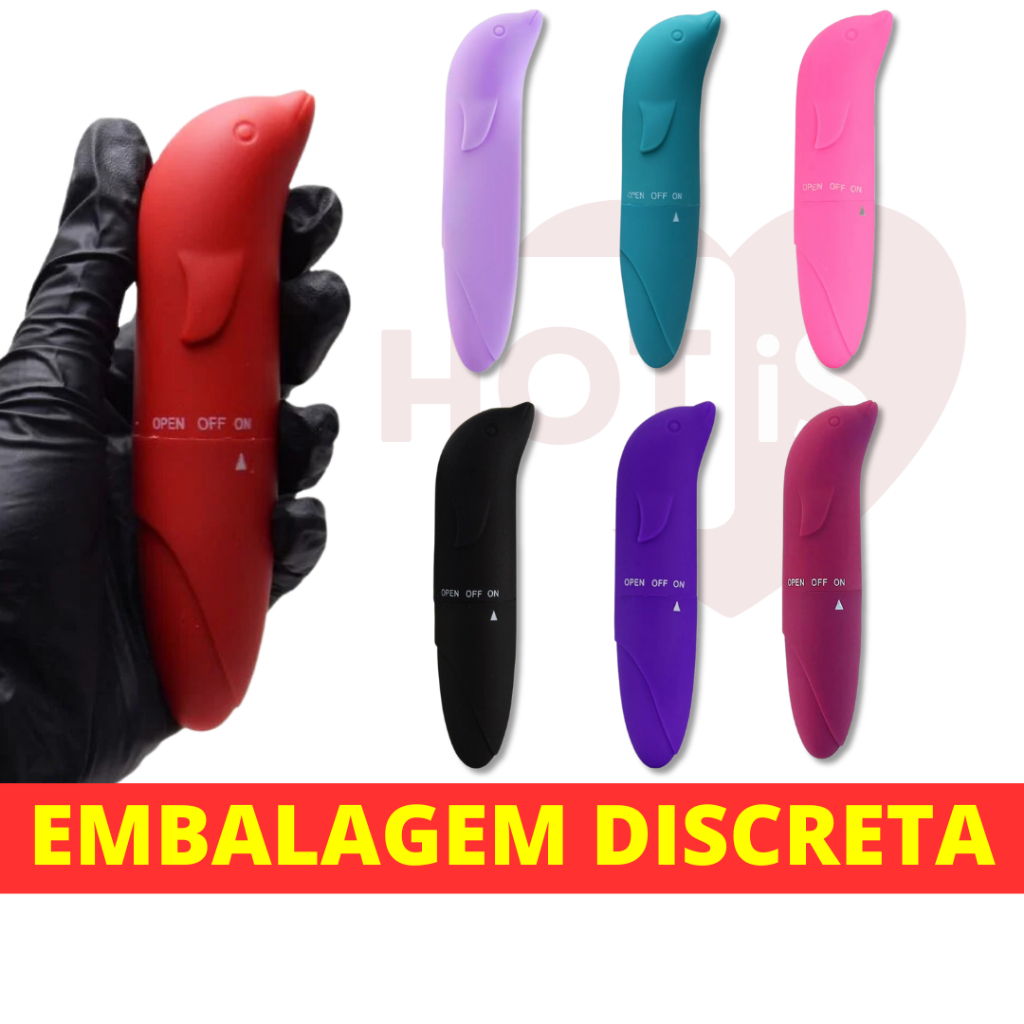 Vibrador Golfinho Aveludado Massageador Feminino Ponto G Estimulador em Oferta na Shopee