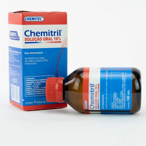 Chemitril para Aves Solução Oral 10% 100ml em Oferta na Shopee