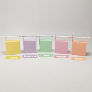 10 Caixas Canudo Para Personalizar Candy Collor - Lembrancinhas - Festa