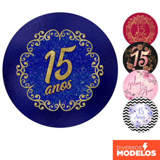 Painel Redondo 15 Anos em tecido 1,50m com Elástico para Festas em Oferta na Shopee